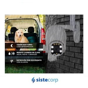 CAMARA DE SEGURIDAD GADNIC DM300W IP WIFI PARA EXTERIORES 1080P VISION NOCTURNA (P2P00040) - Imagen 3