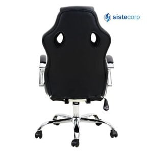 SILLA GAMER NIBIO ROOKIE AZUL PU GAMING BASE ASIENTO CROMADA (GC029-BLUE) - Imagen 4