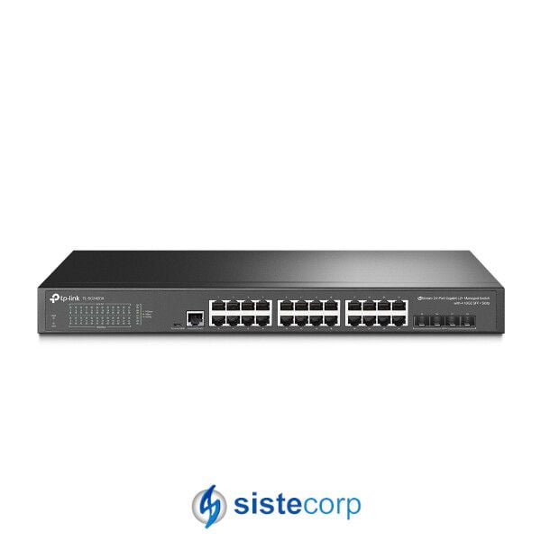 SWITCH TP LINK 24 PUERTOS GB SMART L2 (TL-SG3428)