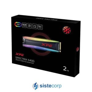 DISCO SOLIDO SSD ADATA SPECTRIX S40G 2TB M2 NVME RGB BOX (AS40G-2TT-C) - Imagen 4