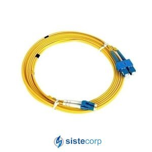 PATCHCORD F.O SC/PC - LC/PC SM 5 MTS DUPLEX (FO-1500) - Imagen 1