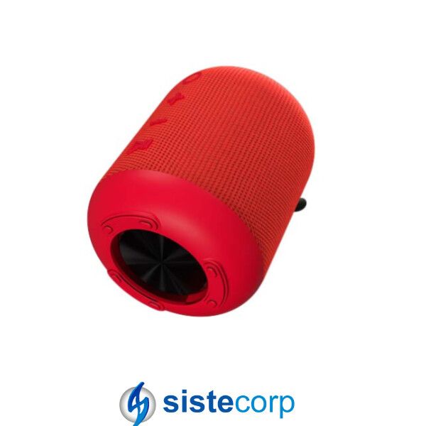 PARLANTE KLIPXTREME TITAN PORTABLE SPEAKER TRUE WIRELESS STEREO 17HS-12W-IPX7 RED (KBS-200RD)