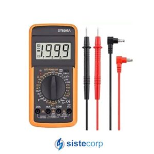 TESTER NETMAK DIGITAL AMPLIO RANGO DE MEDICION DE RESISTENCIA (NM-9205A) - Imagen 1