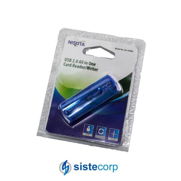 LECTOR DE MEMORIAS PEN USB USB 2.0 NS-CR009 NISUTA