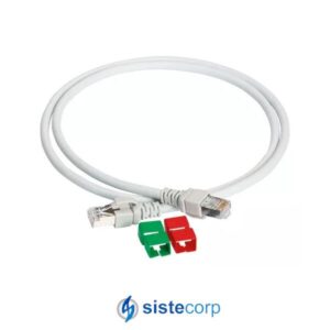 PATCHCORD/CABLE DE RED CAT.6A CL-MNC SFTP LSZH GRIS 3M (VDIP185X46030) - Imagen 1