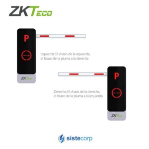 BARRERA VEHICULAR ZKTECO CON MASTIL RECTO CON APERTURA DESDE LA DERECHA DE 6MTS CON FUENTE (BGM1060R) - Imagen 3