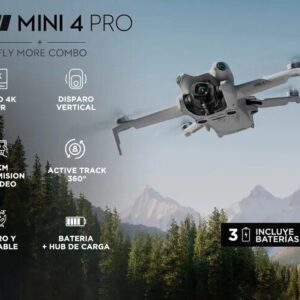 DRONE DJI MINI 4 PRO FLY MORE COMBO + CONTROL REMOTO RC2 (DRDJI066) - Imagen 3