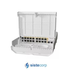 SWITCH MIKROTIK 16P NETPOWER ETHERNET  (CRS318-16P-2S+OUT) - Imagen 1
