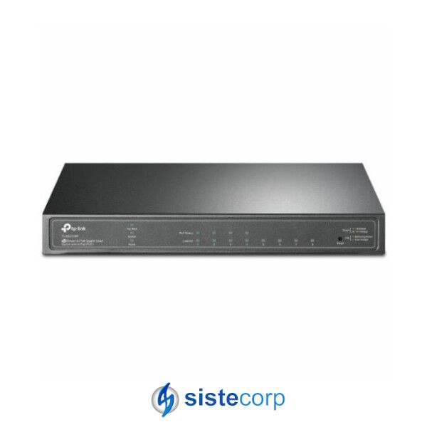 SWITCH TP LINK 8 PUERTOS SMART 4 POE+ Y 4 POE G (TL-SG2008P)