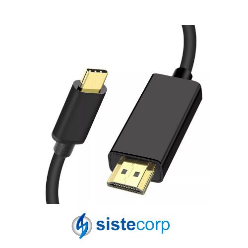 CABLE USB TIPO C A HDMI 1.80 MTS 4K ULTRA HD - NETMAK (NM-TCH2)