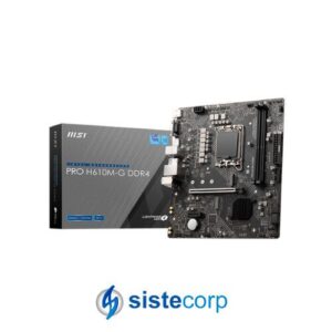 PLACA MADRE MSI PRO H610M-G 1700 H/DP/V M.2 (911-7D46-020/ 23/30/63) - Imagen 1