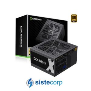 FUENTE 650W GAMEMAX 80 PLUS GOLD (GX-650 M)