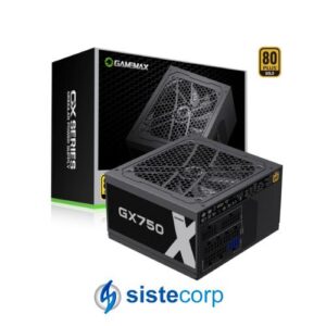 FUENTE 750W GAMEMAX 80 PLUS GOLD (GX-750 M)