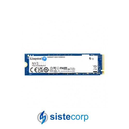 DISCO SOLIDO SSD M.2 NVME 1TB G4 KINGSTON NV3 (SNV3S/1000G)