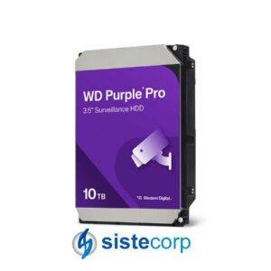 DISCO DURO HD 10TB WD PURPLE PRO 3.5 256MB CCTV (WD102PURP) - Imagen 1