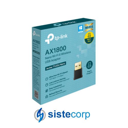 PLACA RED USB TP-LINK ARCHER TX20U NANO AX1800 WF6 (ARCHER TX20U NANO)