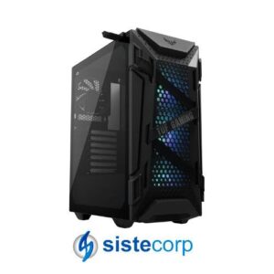 GABINETE ASUS GT301 TUF GAMING RGB BLACK V TEMPLADO (90DC0040-B48000) - Imagen 1