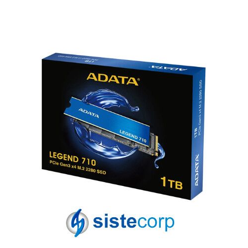 DISCO SOLIDO SSD M.2 NVME 1TB G3 ADATA LEGEND 710 (ALEG-710-1TCS)