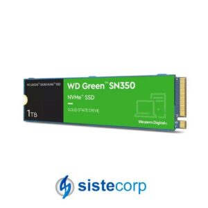 DISCO SOLIDO SSD M.2 NVME 1TB WD GREEN SN350 (WDS100T2G0C)