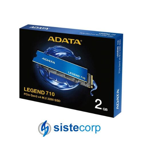 DISCO SOLIDO SSD M.2 NVME 2TB G3 ADATA LEGEND 710 (ALEG-710-2TCS)