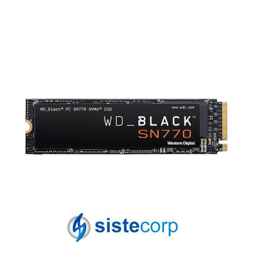 DISCO SOLIDO SSD M.2 NVME 500GB G4 WD BLACK SN770 2230 (WD5500G3X0G-00CHY0)