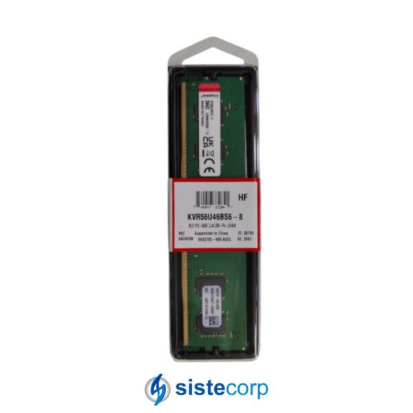 DDR5 8GB KINGSTON 5600MHZ KVR (KVR56U46BS6-8)