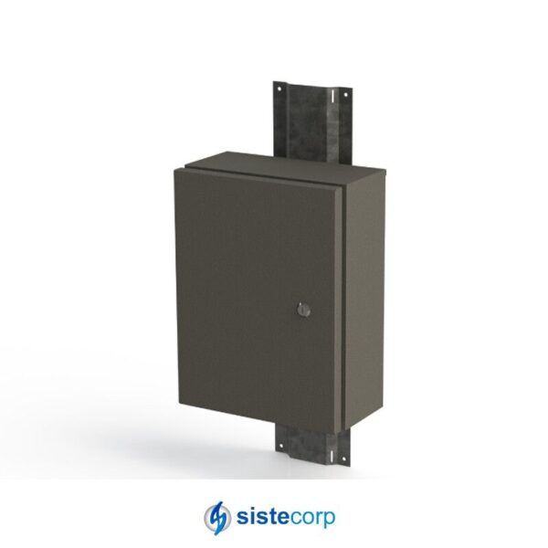 GABINETE POSTE 450x200x490 C/CONTRAFONDO SOPORTE. OREJA P/CANDADO