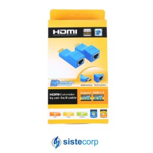 EXTENSOR HDMI 1080 POR UN SOLO UTP 30 METROS