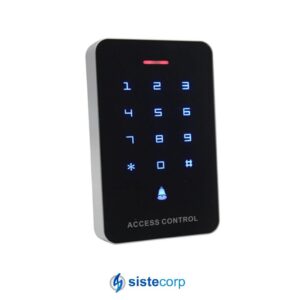 CONTROL DE ACCESOS SIMPLE CON TARJETA Y TECLADO TOUCH SICCBA 186 PLASTICO (C-AC186)
