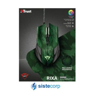 MOUSE GAMER TRUST GXT781 RIXA CAMO + PAD MOUSE COMBO 3200DPI TRUST
