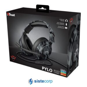 AURICULARES GXT 433K PYLO GAMING MULTIPLATAFORMA CAMO-BLACK TRUST