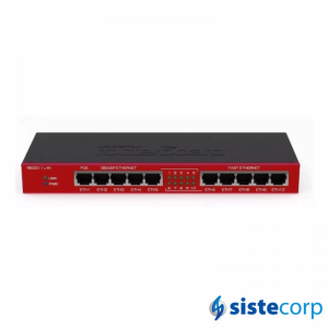 ROUTER 5 PUERTOS GIGA + 5 PUERTOS 10/100 LAN/WAN CON 1 SLOT SFP AGREGAR FUENTE - Imagen 2