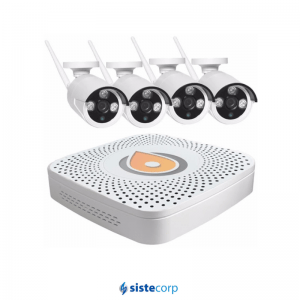 KIT DE CAMARAS DE SEGURIDAD WIFI KANJI NVR + 4 CAMARAS  (KJ-NVRW4) - Imagen 4
