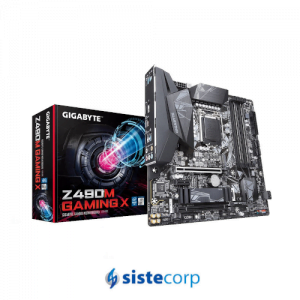 PLACA MADRE GIGABYTE S1200 Z490M GAMING X BOX M-ATX (Z490M GAMING X) - Imagen 1