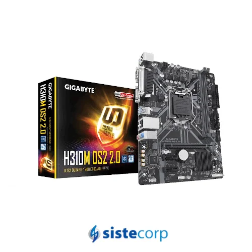 PLACA MADRE GIGABYTE S1151 H310M DS2 BOX SERIE/PARALEL (H310M