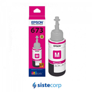 BOTELLA DE TINTA EPSON 673 T673320-AL MAGENTA P/L800 - Imagen 1