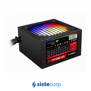 FUENTE 350W GAMEMAX 80 PLUS VP-350-RGB  FAN 12CM (VP-350-RGB) - Imagen 1