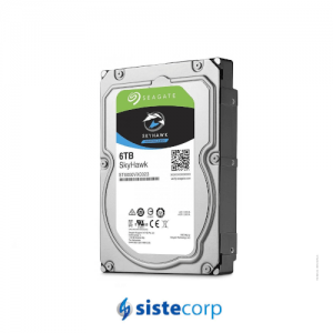 DISCO DURO 6TB SEAGATE SATA 6GBXSEG 5400 256MB SKYHAWK (ST6000VX0023) - Imagen 2