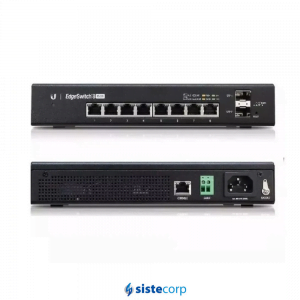 SWITCH UBIQUITI EDGESWITCH 8P GIGABIT POE 24/48V + 2 SFP (ES-8-150W) - Imagen 2
