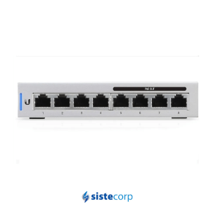 SWITCH UBIQUITI UNIFI 8 PUERTOS GB POE 4POE FULL ADM(US-8-60W) - Imagen 2