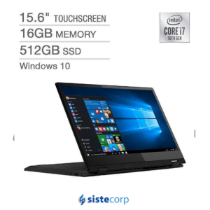 NOTEBOOK LENOVO FLEX 15IML 2-IN-1 CORE I7-10510U/16GB/512GB SSD/GEFORCE MX 230 2GB/TOUCHSCREEN 15.6'' W10   (81XH0001US) - Imagen 1