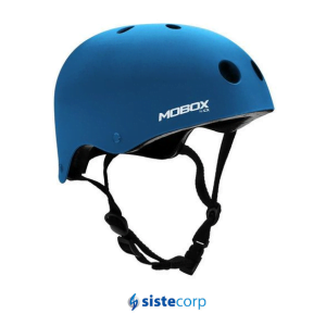 CASCO MOBOX ADULTO AZUL - Imagen 1