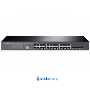 SWITCH 24P TP-LINK SG2424 GIGA +4 SFP+10GE (T1700G-28TQ) - Imagen 1