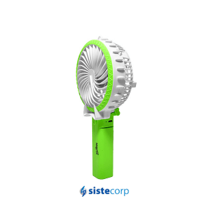 VENTILADOR PORTATIL RECARGABLE USB VERDE NS-FANURP-V NISUTA - Imagen 1