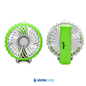 VENTILADOR PORTATIL RECARGABLE USB VERDE NS-FANURP-V NISUTA - Imagen 2