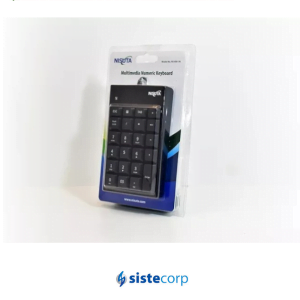 TECLADO NUMERICO CABLE DE 1.5 MTS USB 2.0 NS-KB11N NISUTA - Imagen 2