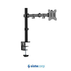 SOPORTE ESCRITORIO MONITOR 17` A 32` MAX-8KG INCLINACION:45º A + 45º GIRO 90º ROTACION 180º VESA 100X100 M - Imagen 1