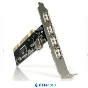 PLACA PCI 4P USB 2.0 + 1 P INTERNO CHIP VIA NS-PLUS4 NISUTA - Imagen 1
