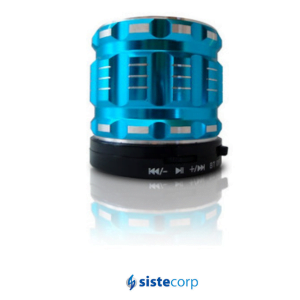 PARLANTE PORTATIL AZUL BLUETOOTH 3W RMS PORTATIL MIC NS-PA32B-BL NISUTA - Imagen 1