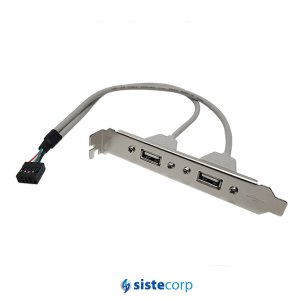 BRACKET USB 2.0, 2P NS-SLUSB NISUTA - Imagen 1